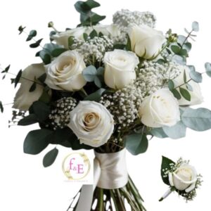 Bouquet de Novia y Boutonniere.