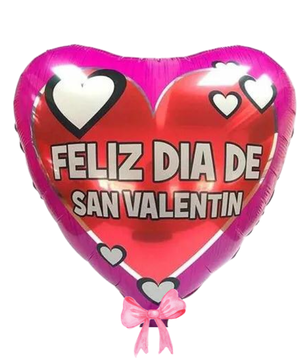 Globo grande, Feliz san valentin