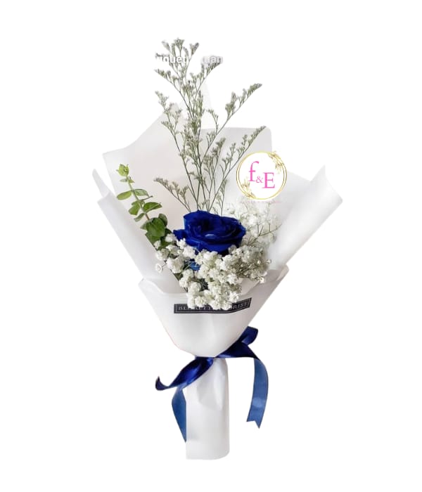 Rosa Azul Solitaria.