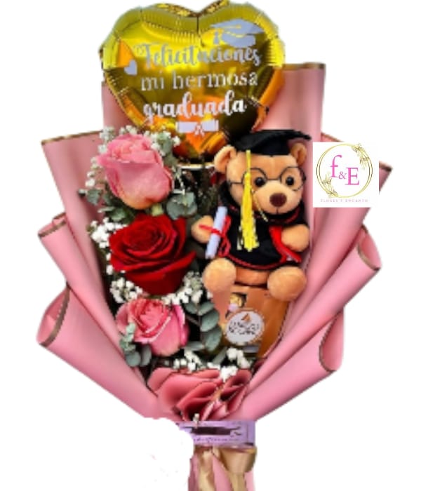 Ramo de Graduación Éxito y Celebración.