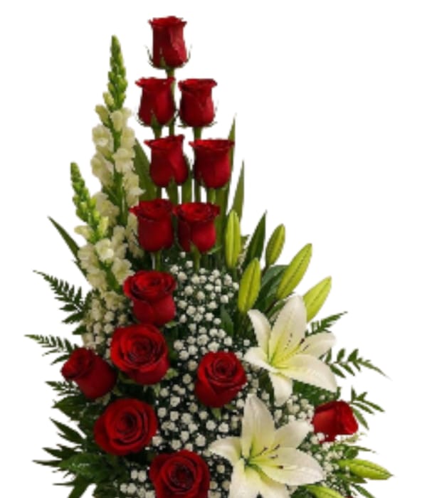 Rosas y Lilium en Perfume de Amor.