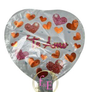 Globo Metalizado Pequeño TE AMO.