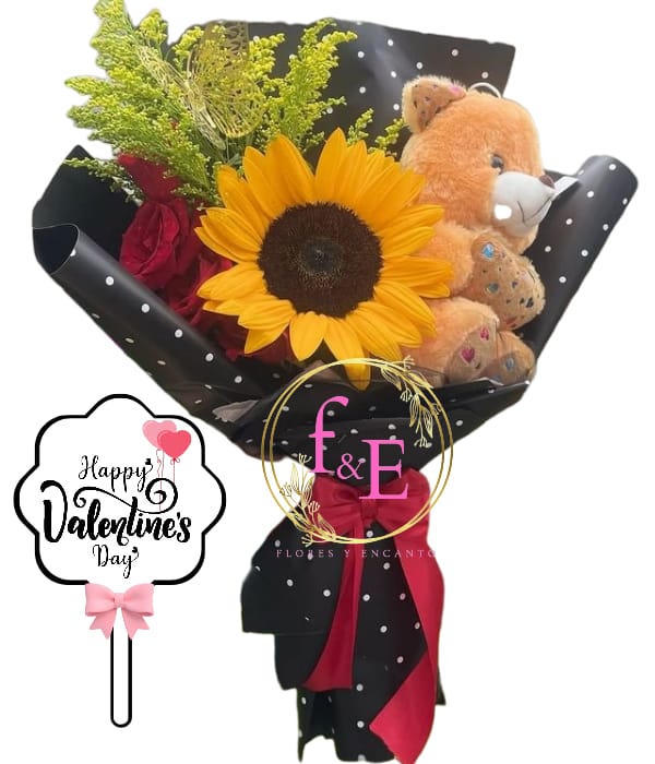 Ramo Osito entre Rosas y Sol.