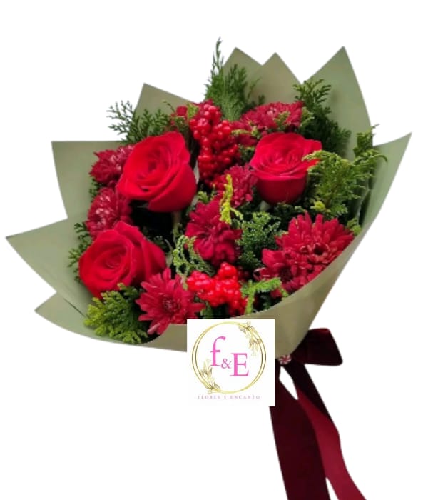 Ramo Rojo Navideño.