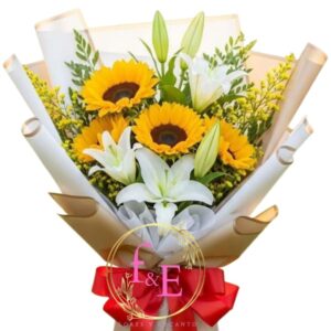 Ramo  Resplandor Amarillo y Blanco.