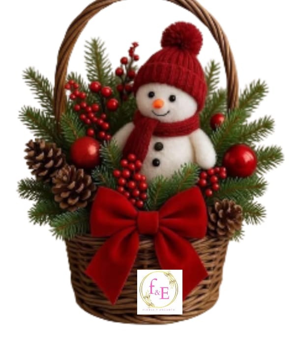 Canasto Festivo de Navidad.