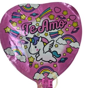 Globo Metalizado Pequeño TE AMO.