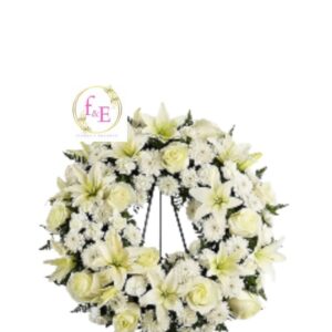 Corona Fúnebre Descanza en Paz.