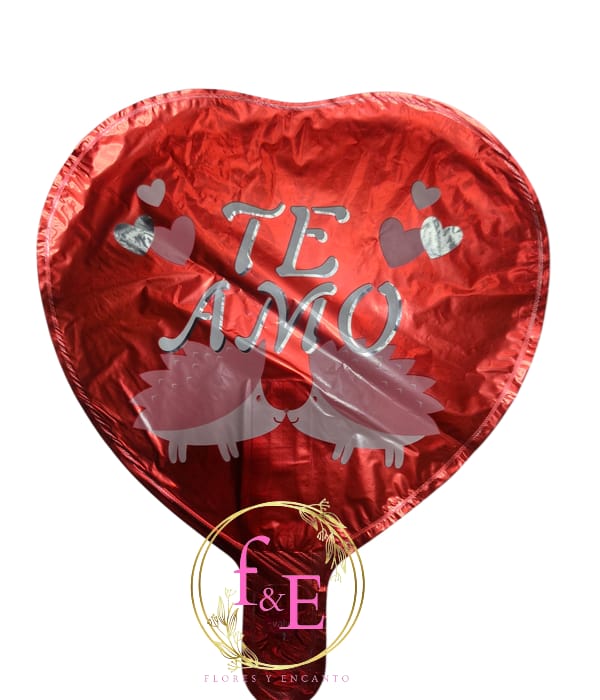 Globo metalizado pequeño TE AMO.