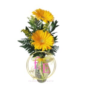 Arreglo en Florero Dúo Alegre.