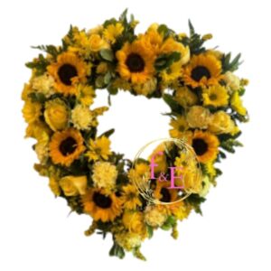 Cororna Corazón Radiante de Despedida .