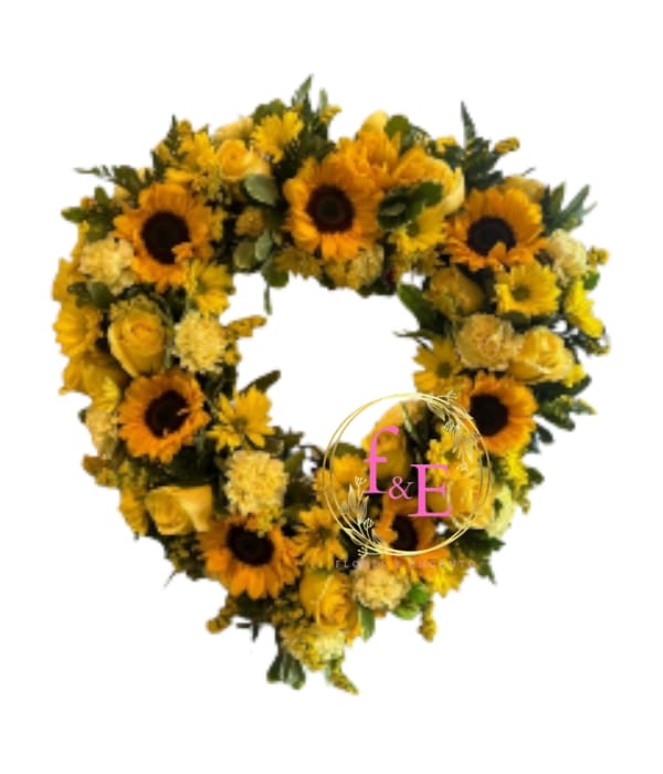 Cororna Corazón Radiante de Despedida .