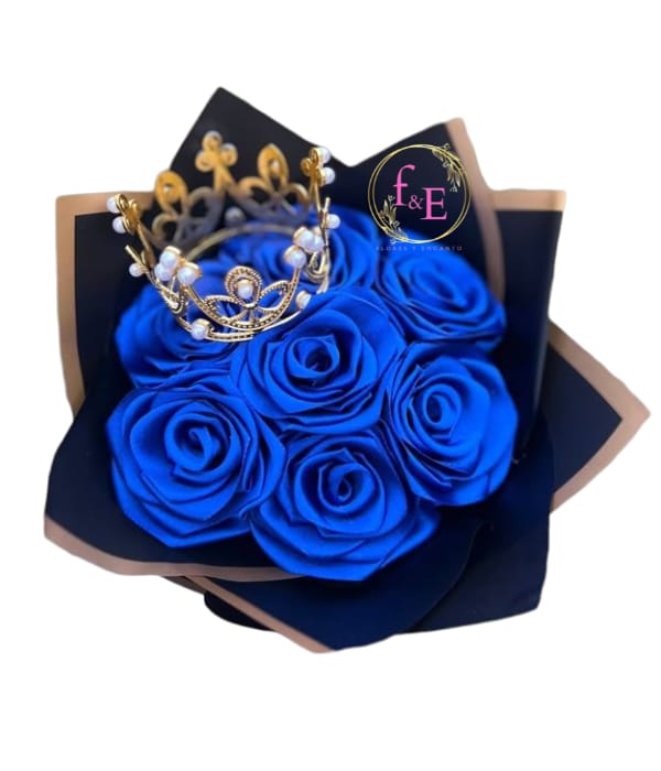 Ramo Encanto Azúl Real.