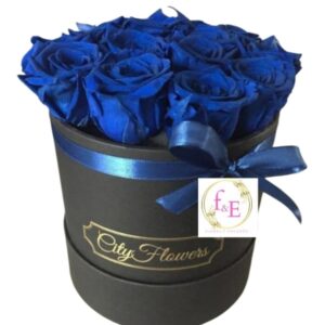 Box de Rosas Azules,Elegancia y Distinción