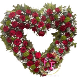 Corona Fúnebre Siempre en nuestros corazones.