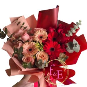 Ramo Amor en Dos Tonos.