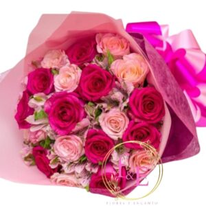 Ramo Jardín Rosa en tus Manos.