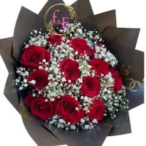 Ramo Amor Eterno en 12 Rosas.