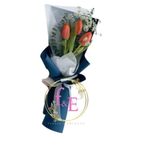 Ramo de Tulipanes en Calidez.