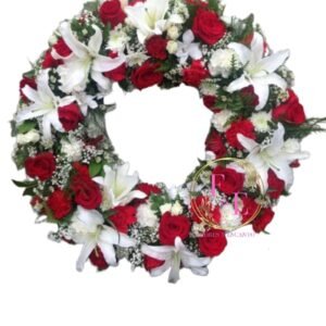 Corona Fúnebre Homenaje de Amor y Paz.