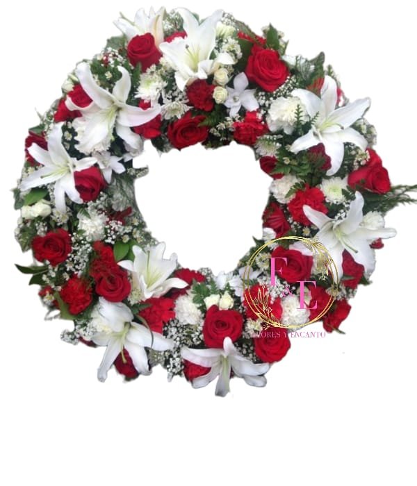 Corona Fúnebre Homenaje de Amor y Paz.