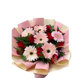 Ramo Belleza en Rosas y Gerberas.