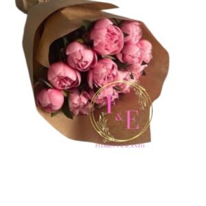 Ramo de Elegantes Peonías Rosadas.